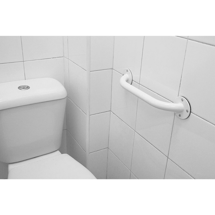 Asidero Baño 30 cm (x2 uds), Asa de Seguridad para Baño, Barra Baño Minusválido Blancas | PEPE