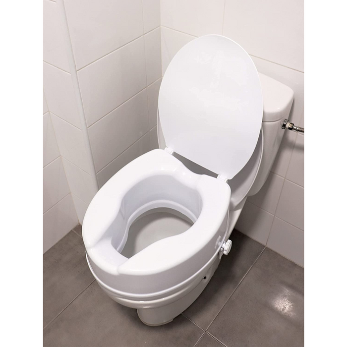 Elevador WC Segunda Mano (10 cm), Alza Inodoro para Adultos con Tapa | PEPE