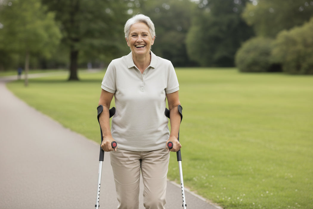 Muletas Ortopédicas Adulto (x2 uds), Muletas de Aluminio Regulables | PEPE | P10001