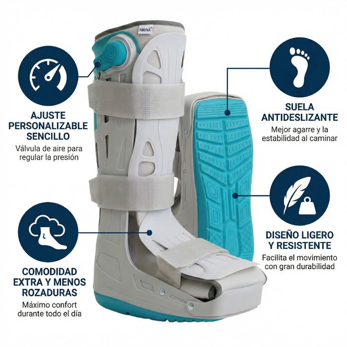 Bota Walker Larga, Bota Ortopédica Ajustable | KMINA | K60001 K60002 K60003