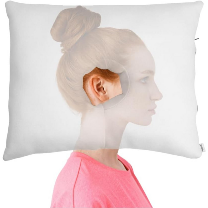 Almohada con Agujero para Oreja Blanca KMINA kmina