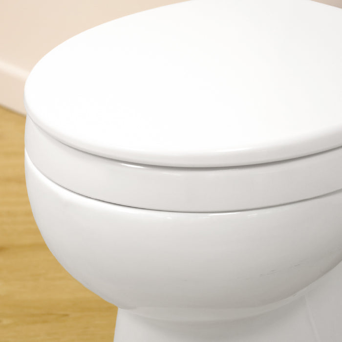 Elevador WC (5 cm) Duroplast, Alza Inodoro para Adultos con Tapa | KMINA | K30038