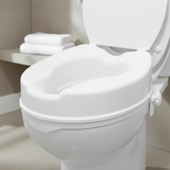 Elevador WC para Mayores (10 cm), Alza Inodoro para Adultos con Tapa | PEPE | P30004