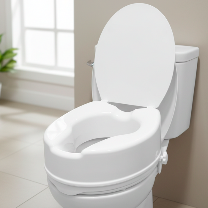 Elevador WC para Mayores (15 cm), Alza Inodoro para Adultos con Tapa | PEPE | P30005