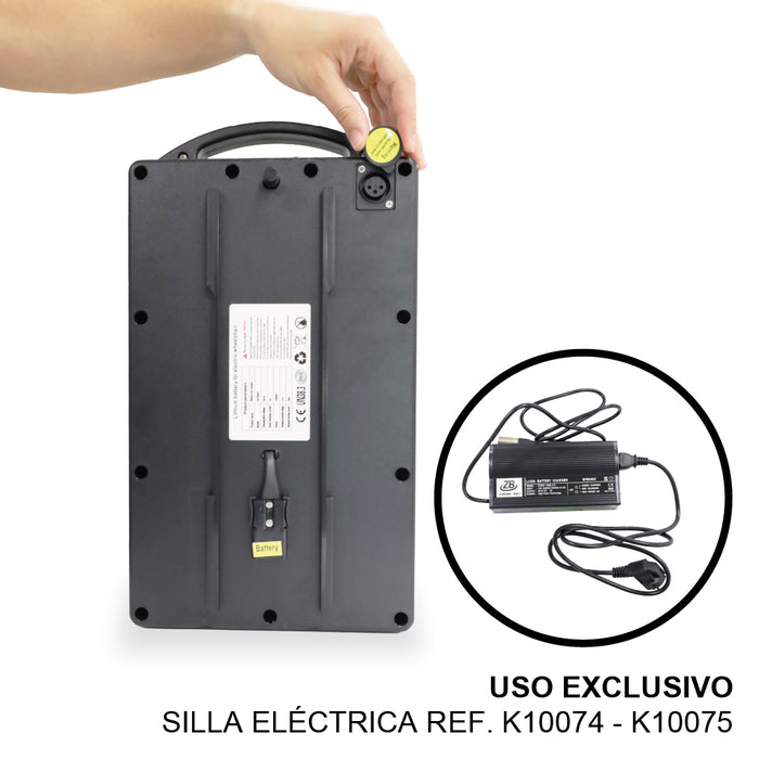 Batería Litio Extraíble 30Ah para Silla de Ruedas Eléctrica REFS: K10074 y K10075 | KMINA | K10074-B