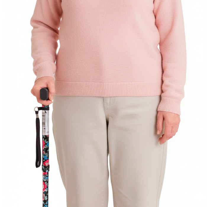 Bastón Plegable, Bastones para Andar Personas Mayores Flores | PEPE | P10008