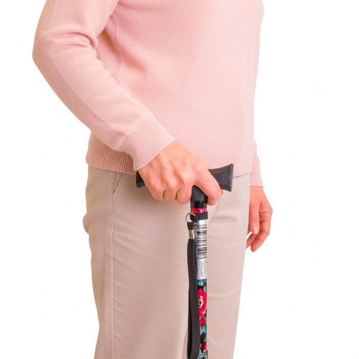 Bastón Plegable, Bastones para Andar Personas Mayores Flores | PEPE | P10008