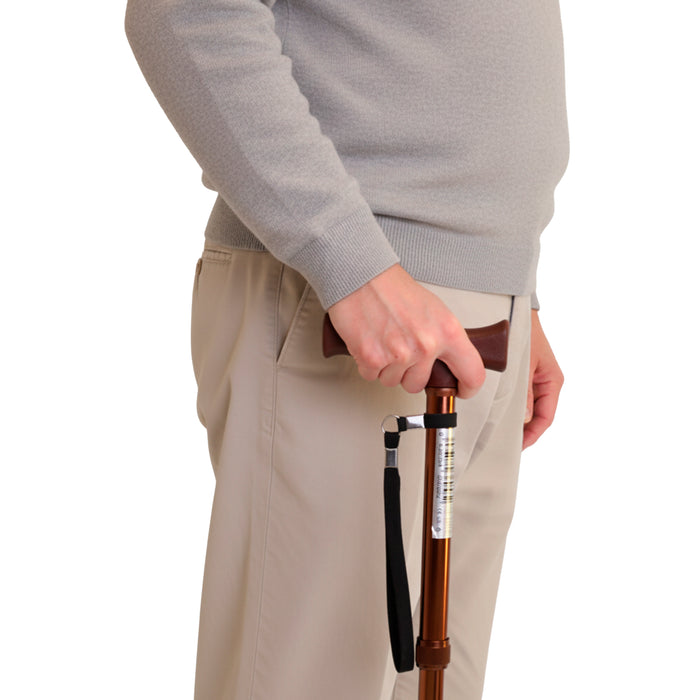 Bastón Plegable, Bastones para Andar Personas Mayores Bronce | PEPE | P10005