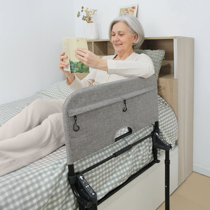 Barandilla Cama Adulto Abatible y con Patas, Barrera Cama Ajustable | KMINA | K40069