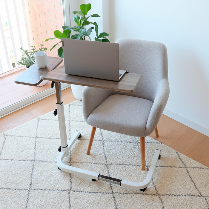 Mesa Auxiliar para Cama con Ruedas, Mesa Auxiliar Alta Hospital | KMINA | K40012