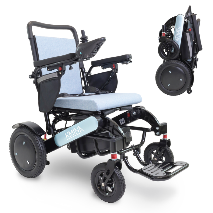 Silla de Ruedas Eléctrica Azul | KMINA | K10074