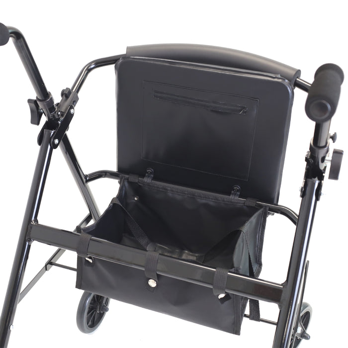 Andador para Adultos 4 Ruedas Freno Presión, Andadores para Personas Mayores Plegable | PEPE | P10050