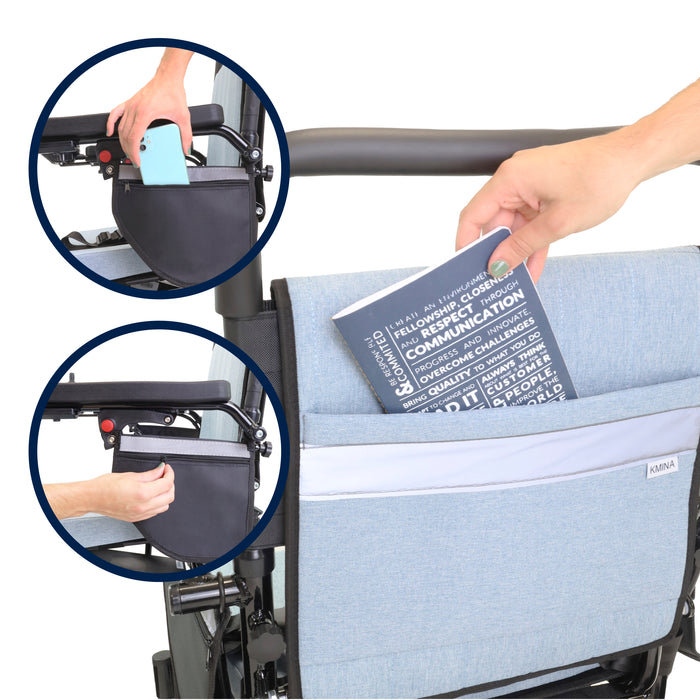 Silla de Ruedas Eléctrica Azul | KMINA | K10074