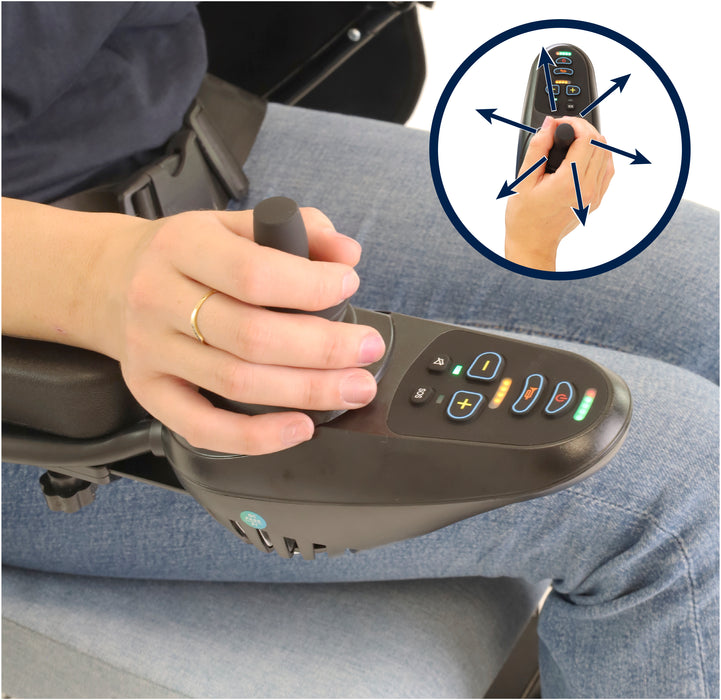 Silla de Ruedas Eléctrica Azul | KMINA | K10074