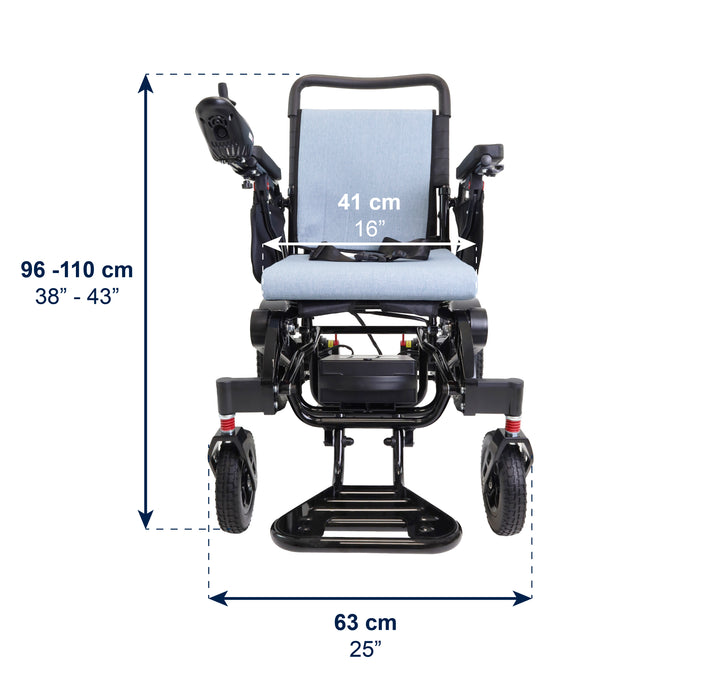 Silla de Ruedas Eléctrica Azul | KMINA | K10074