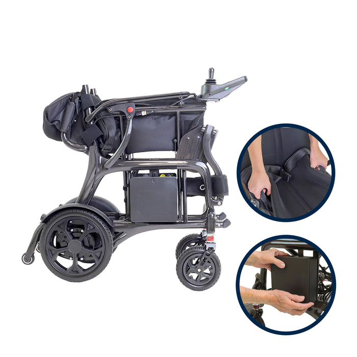 Silla de Ruedas Eléctrica Fibra Carbono | KMINA | K10076