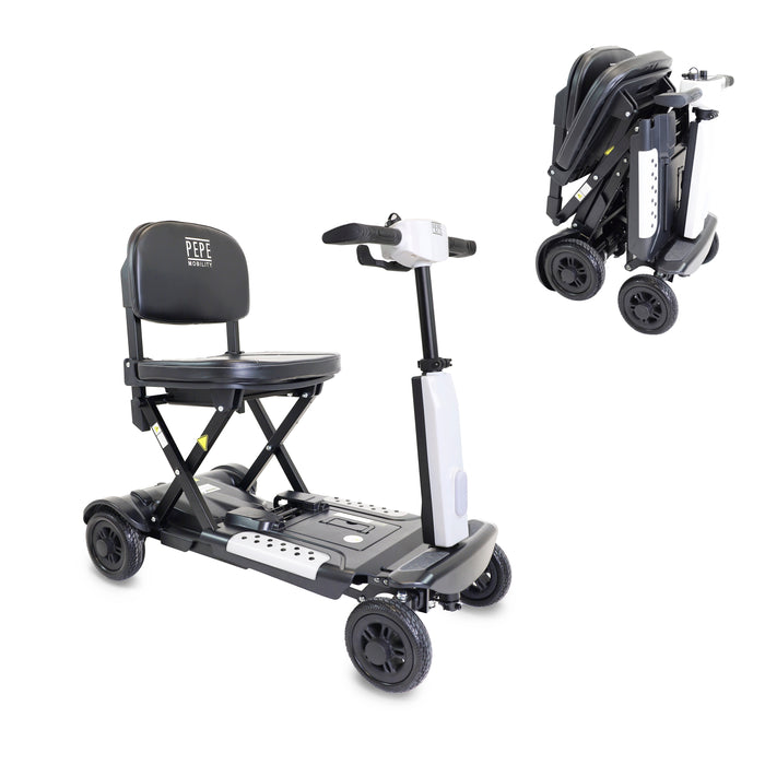 Scooter Eléctrico Plegable para Adultos Blanco | PEPE | P10043