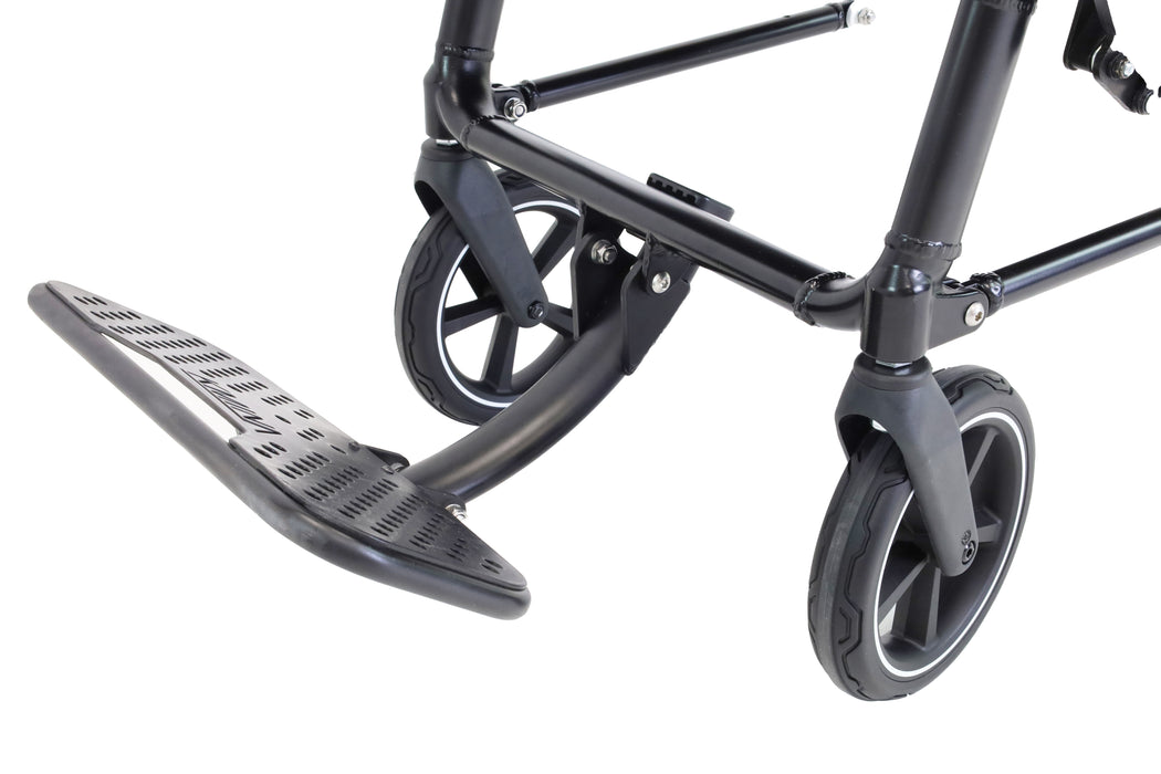 Silla de Ruedas Plegable y Ligera, Sillas Ruedas Transporte, Azul | KMINA PRO | K10082