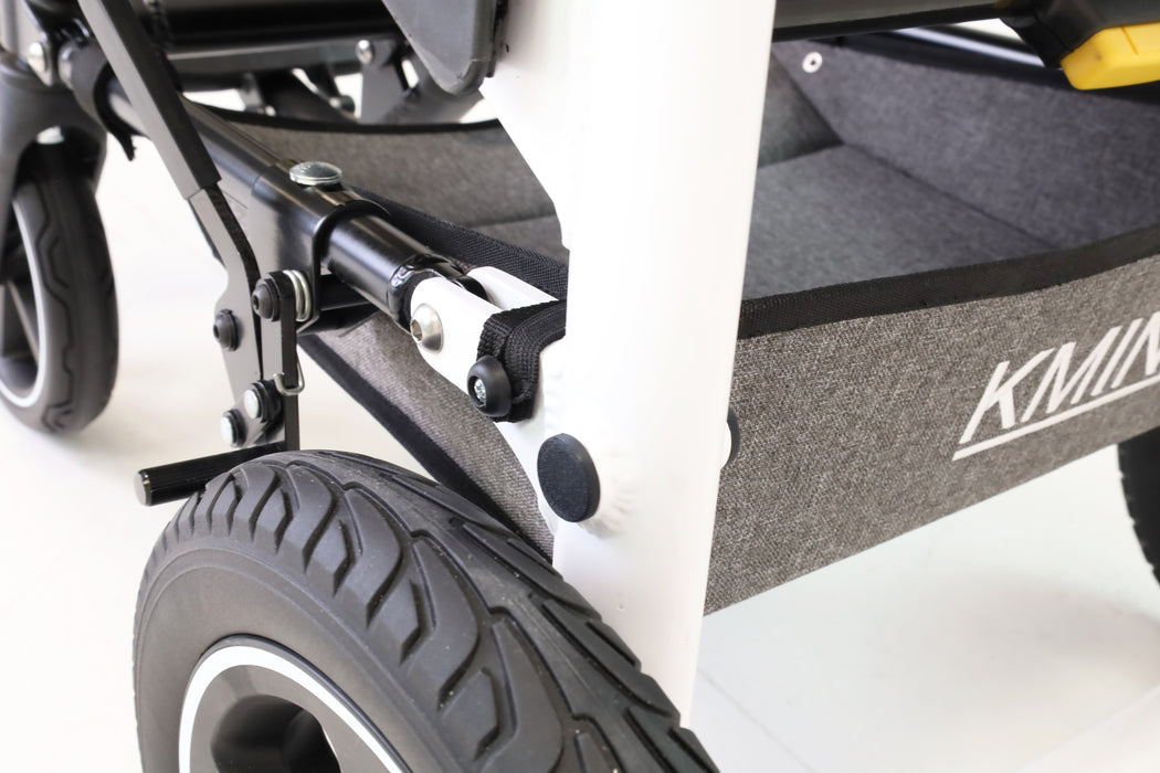 Silla de Ruedas Plegable y Ligera, Sillas Ruedas Transporte, Azul | KMINA PRO | K10082