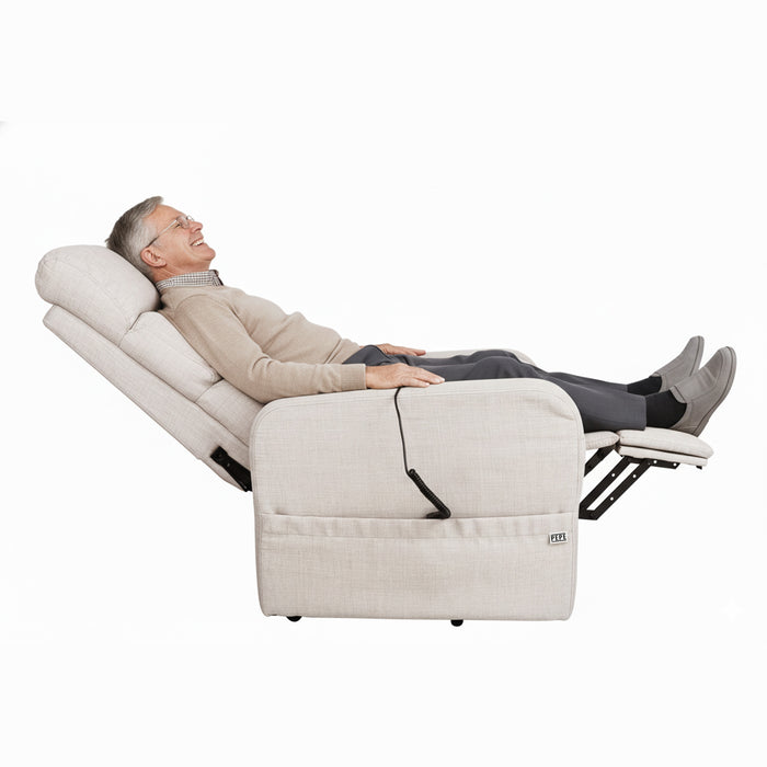 Sillón Relax Eléctrico, Sillón Relax Reclinable Ortopédico, Sillón Levanta Personas Beige | PEPE | P40028