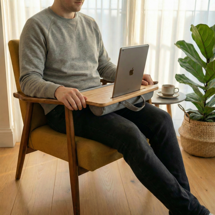 Soporte Portátil Cama, Soporte Ordenador Portátil Bambú | PEPE | P40011