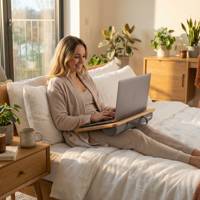 Soporte Portátil Cama, Soporte Ordenador Portátil Bambú | PEPE | P40011