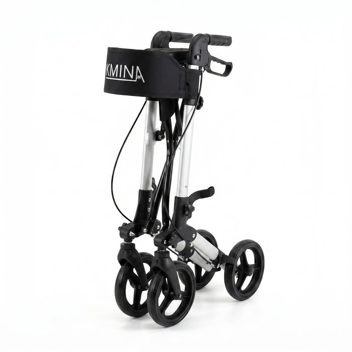 Andador Advance Blanco, Andador para Personas Mayores con Asiento y cesta | KMINA | K10092