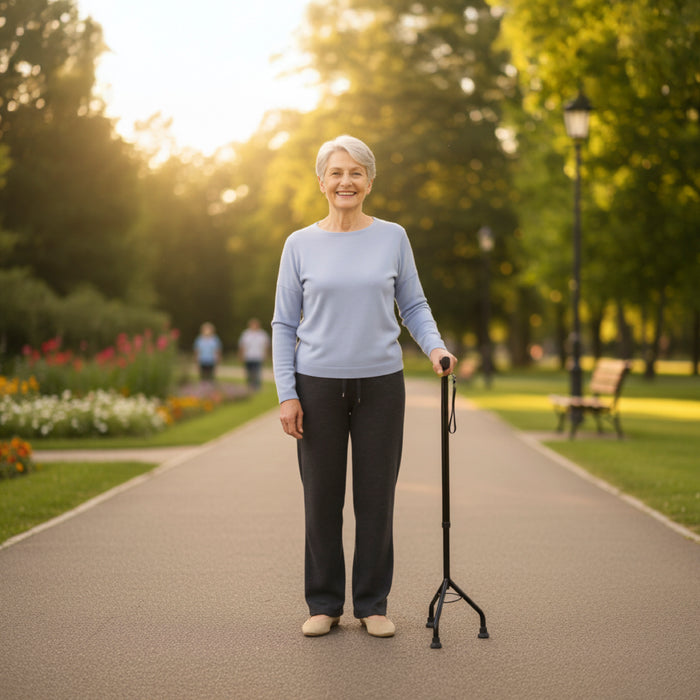 Bastón 3 patas, Bastón 3 apoyos Negro | PEPE | P10047