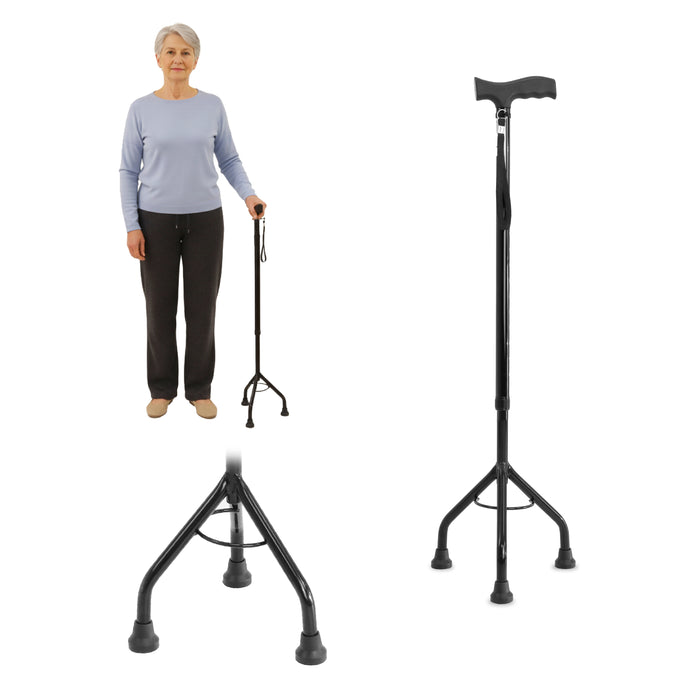 Bastón 3 patas, Bastón 3 apoyos Negro | PEPE | P10047