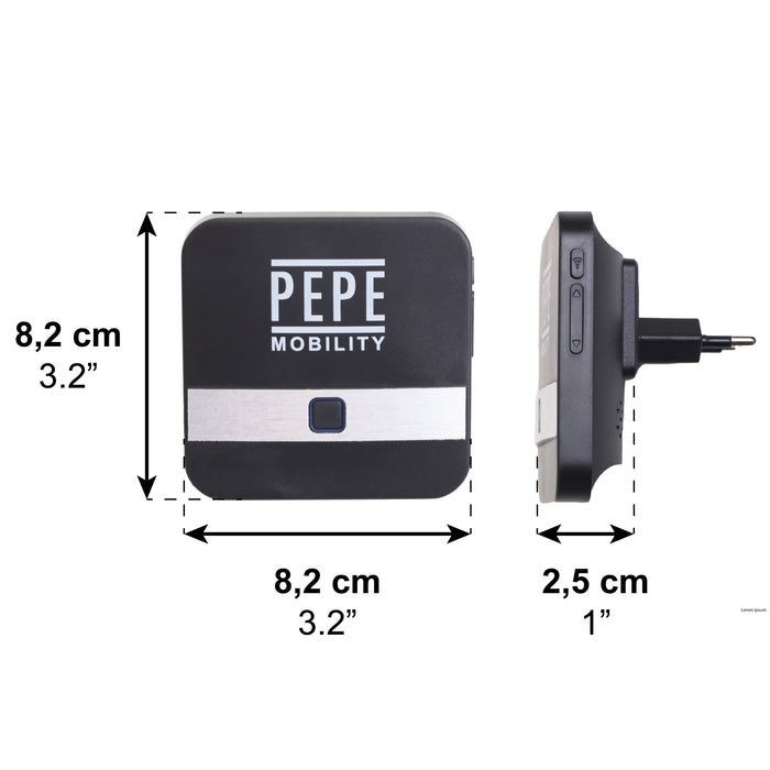 Botón Emergencia para Mayores, Alarma Pánico Ancianos hasta 200M | PEPE | P40048