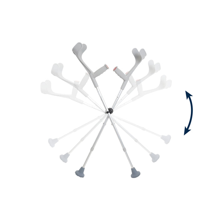 Clip Anticaída Muletas, Soporte Muletas Evita Caída | KMINA | K10086