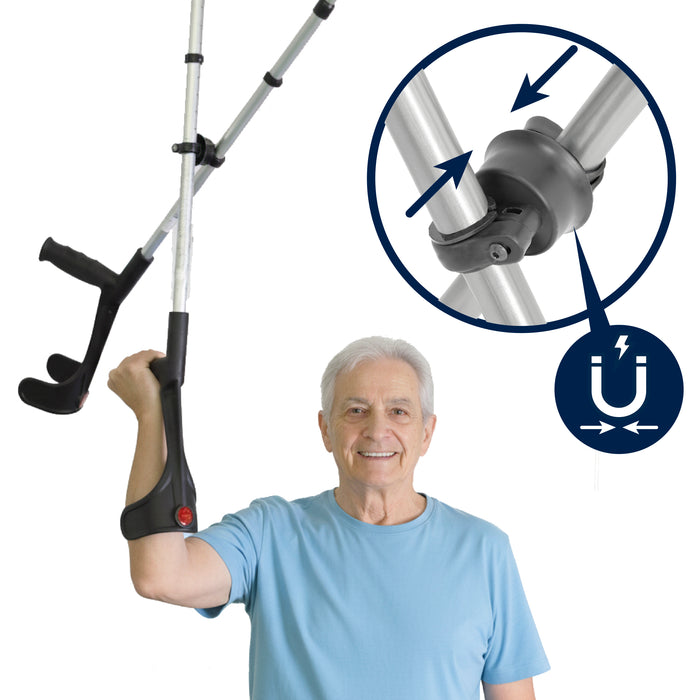 Clip Anticaída Muletas, Soporte Muletas Evita Caída | KMINA | K10086