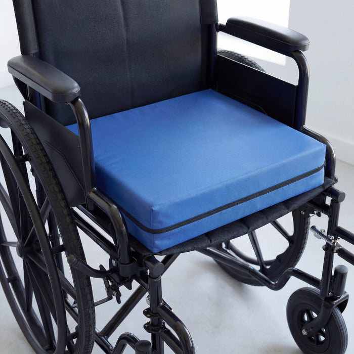Anti-bedsore Cushion for Wheelchairs (42x42x8 cm, Medium Density), Postural Cushion for Seniors | PEPE | P40002