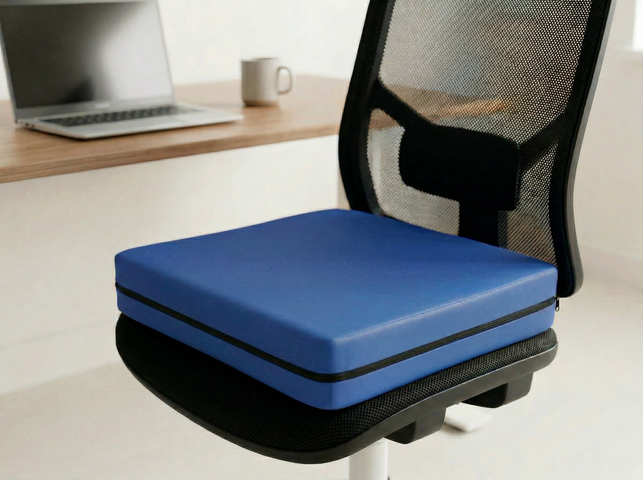 Anti-bedsore Cushion for Wheelchairs (42x42x8 cm, Medium Density), Postural Cushion for Seniors | PEPE | P40002
