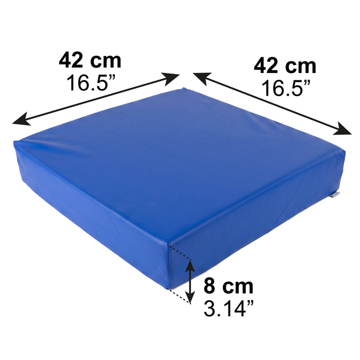 Anti-bedsore Cushion for Wheelchairs (42x42x8 cm, Medium Density), Postural Cushion for Seniors | PEPE | P40002