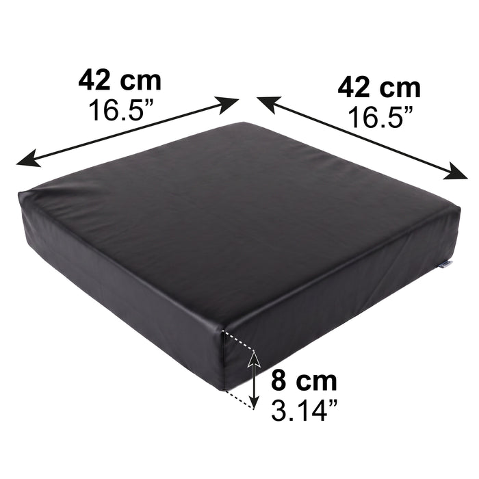 Anti-bedsore Cushion for Wheelchairs (42x42x8 cm, Medium Density), Postural Cushion for Seniors | PEPE | P40001