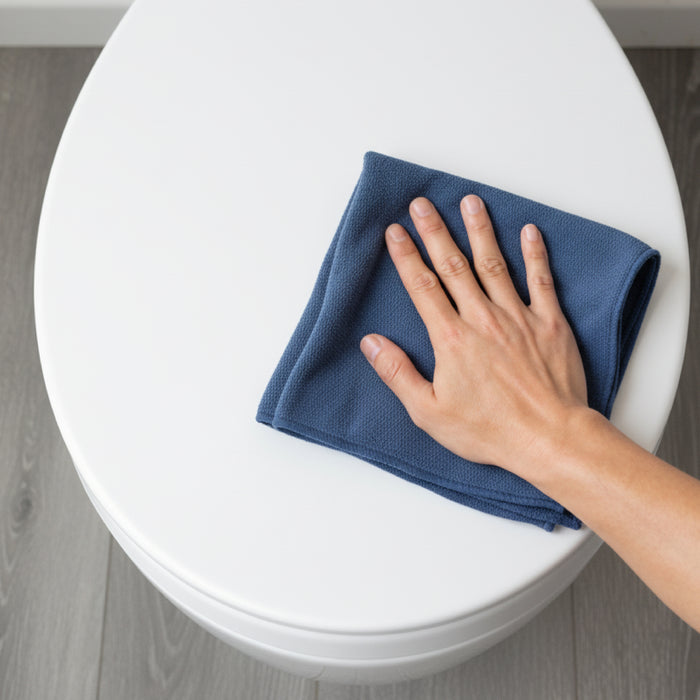 Elevador WC (7,5 cm) Duroplast, Alza Inodoro para Adultos con Tapa | KMINA | K30040