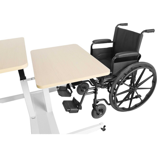 mesa con silla ruedas
