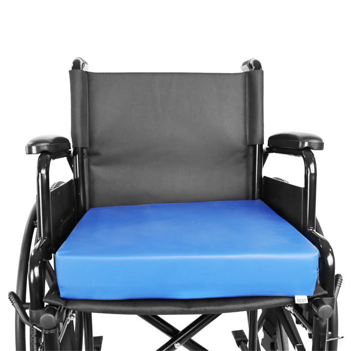 pepe cojin azul silla de ruedas