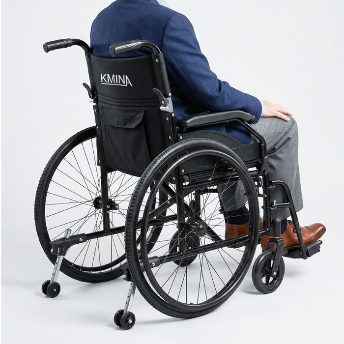 Ruedas Antivuelco para Silla de Ruedas, Ruedines Antivuelco (x2 uds) | KMINA | K10093