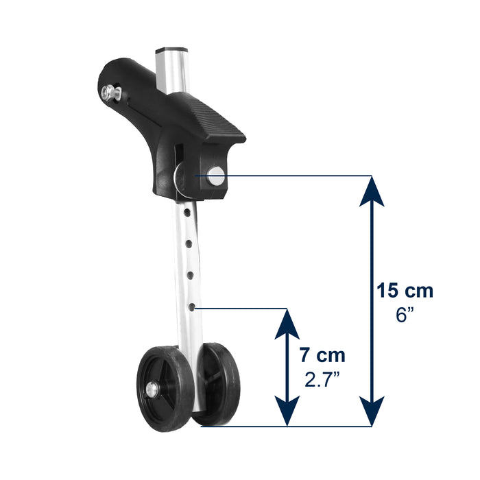 Ruedas Antivuelco para Silla de Ruedas, Ruedines Antivuelco (x2 uds) | KMINA | K10093