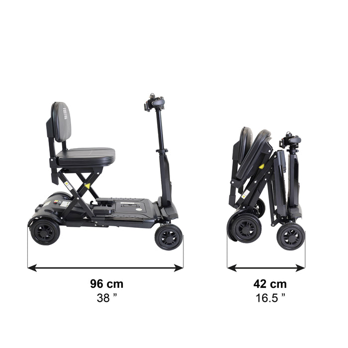 Scooter Eléctrico Plegable para Adultos Negro | PEPE | P10042