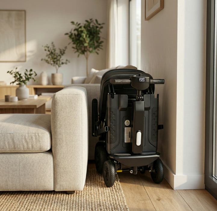 Scooter Plegado Eléctrico para Adultos Negro con Reposabrazos | PEPE | P10048