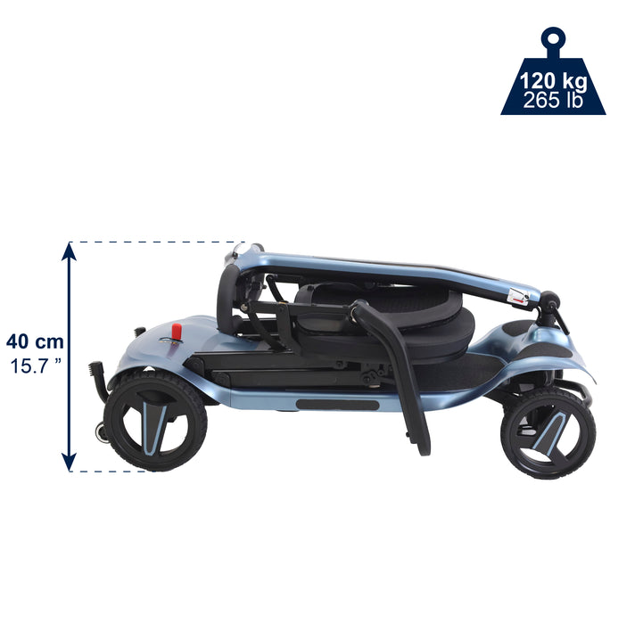 Scooter Ligero Eléctrico Plegable para Adultos Azul | KMINA | K10094