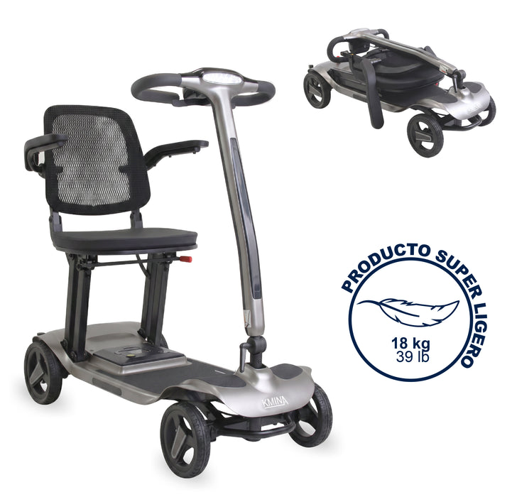 Scooter Elétrica Leve e Dobrável para Adultos Azul | KMINA | K10094