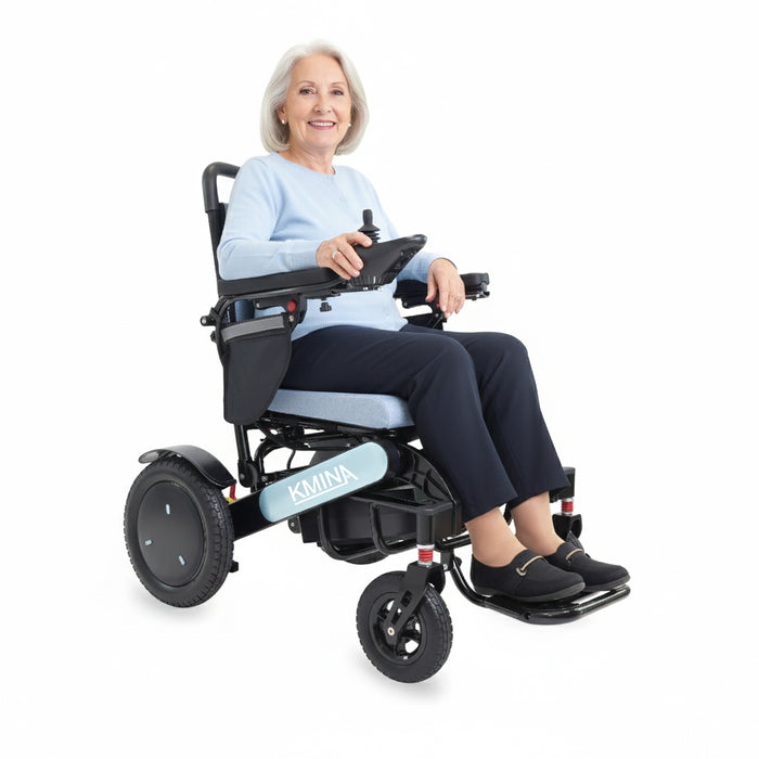 Silla de Ruedas Eléctrica Azul | KMINA | K10074