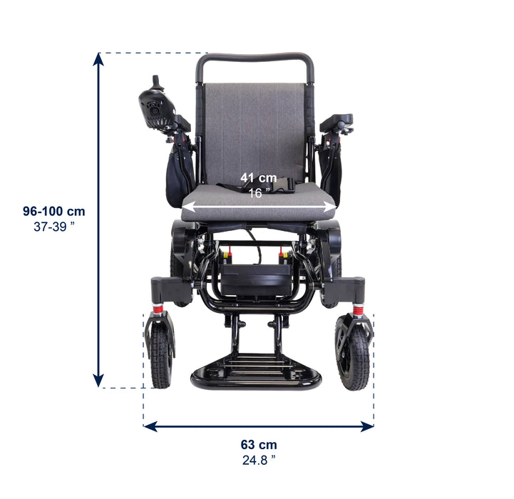 Silla de Ruedas Eléctrica Gris | KMINA | K10075
