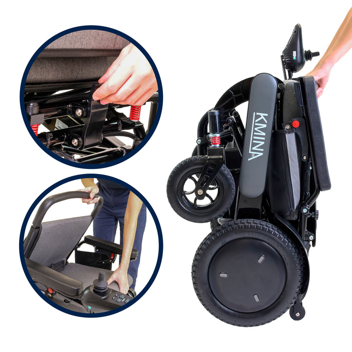 Silla de Ruedas Eléctrica Gris | KMINA | K10075