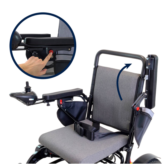 Silla de Ruedas Eléctrica Gris | KMINA | K10075