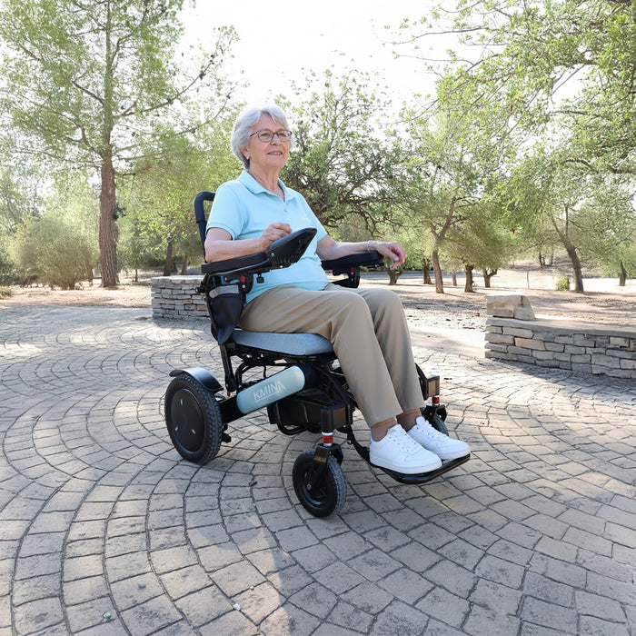 Silla de Ruedas Eléctrica Azul | KMINA | K10074